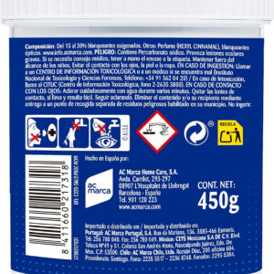 Alternative view of Blanco Nuclear Removedor de manchas em pó branqueador Blanco Nuclear  - 450 g