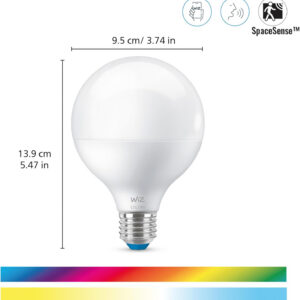 Alternative view of Lâmpada LED inteligente WiZ  - Luz branca e colorida - E27