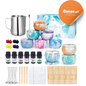 Kits completo para fabrico Velas DIY (Faça você mesmo)