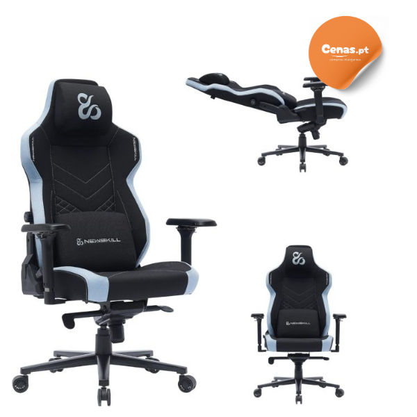 Cadeira Gaming NEWSKILL Banshee Pro Preto – Azul