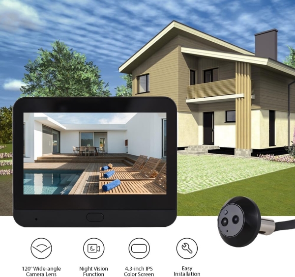 Campainha Wi-Fi com Câmara e Ecrã 4,3” - Image 3
