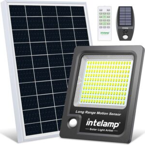 Foco Solar LED Exterior 2000LM com Painel Solar