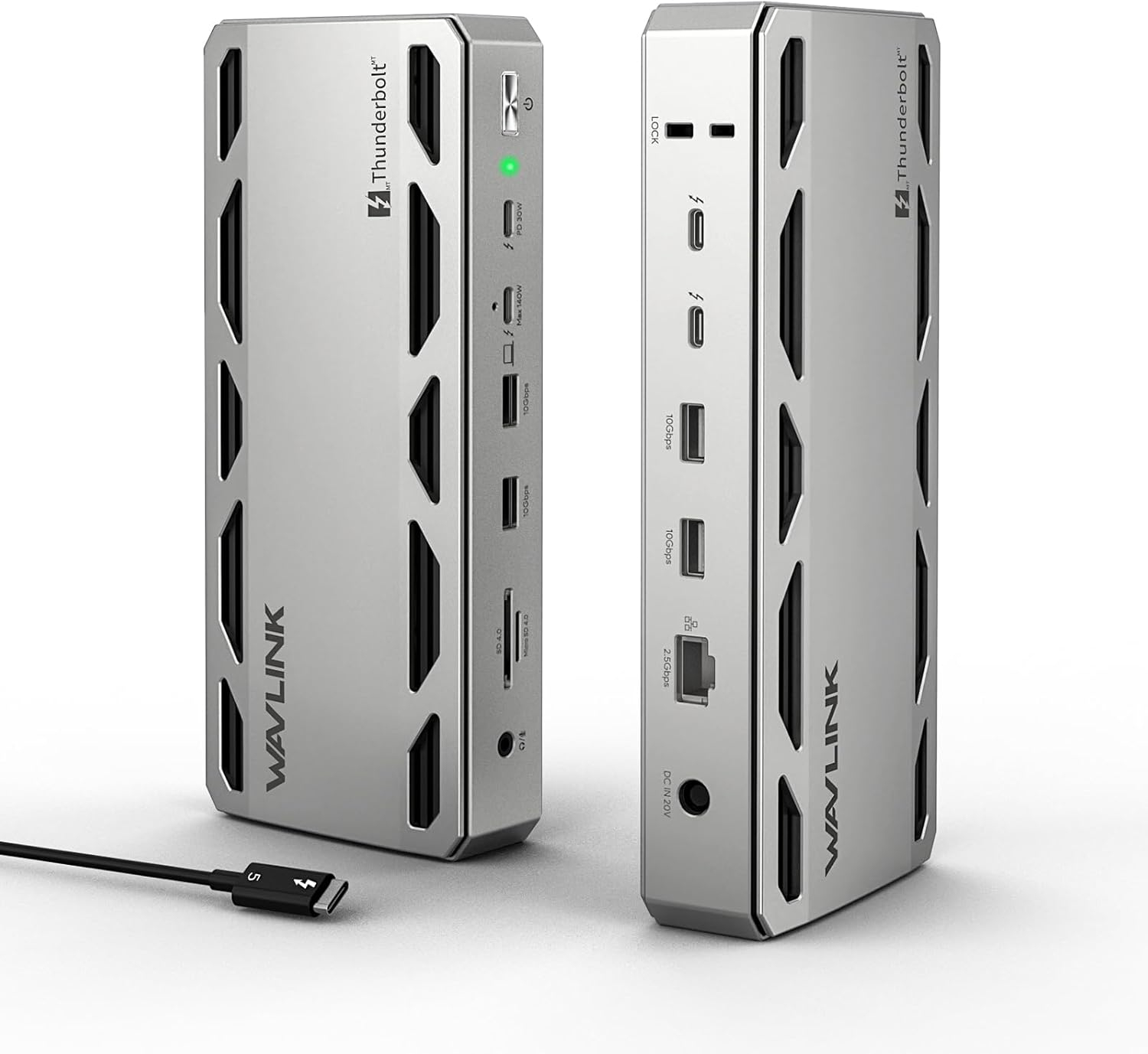 Docking station WAVLINK Thunderbolt 5 12 em 1